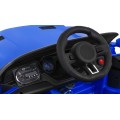 Autíčko GT Sport dobíjecí dětský modrý dálkový pomalý start kufr MP3 LED