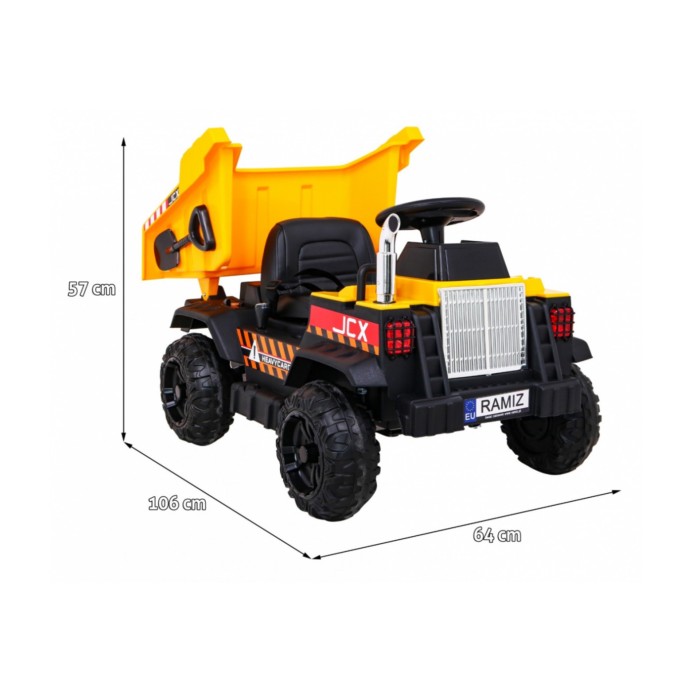 Vozidlo JCX Truck žluté