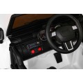 All Terrain Dobíjecí auto pro děti bílá Jeep Terrain Ride-On + Remote + Světla Zvuky