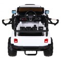 All Terrain Dobíjecí auto pro děti bílá Jeep Terrain Ride-On + Remote + Světla Zvuky