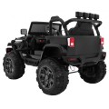 All Terrain dobíjecí auto pro děti černý Jeep terénní auto dálkové světlo