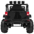 All Terrain dobíjecí auto pro děti černý Jeep terénní auto dálkové světlo