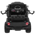 All Terrain dobíjecí auto pro děti černý Jeep terénní auto dálkové světlo