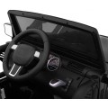 All Terrain dobíjecí auto pro děti černý Jeep terénní auto dálkové světlo