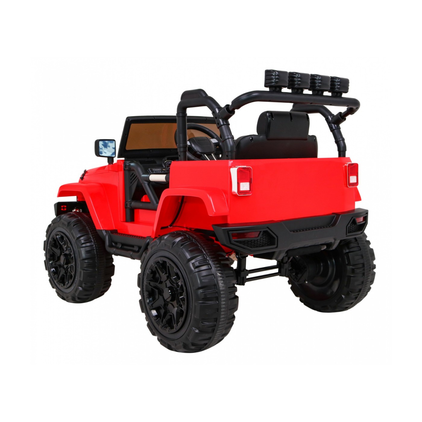 All Terrain Dobíjecí auto pro děti Červený Jeep Terénní auto Dálkové světlo Buggy