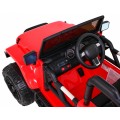 All Terrain Dobíjecí auto pro děti Červený Jeep Terénní auto Dálkové světlo Buggy