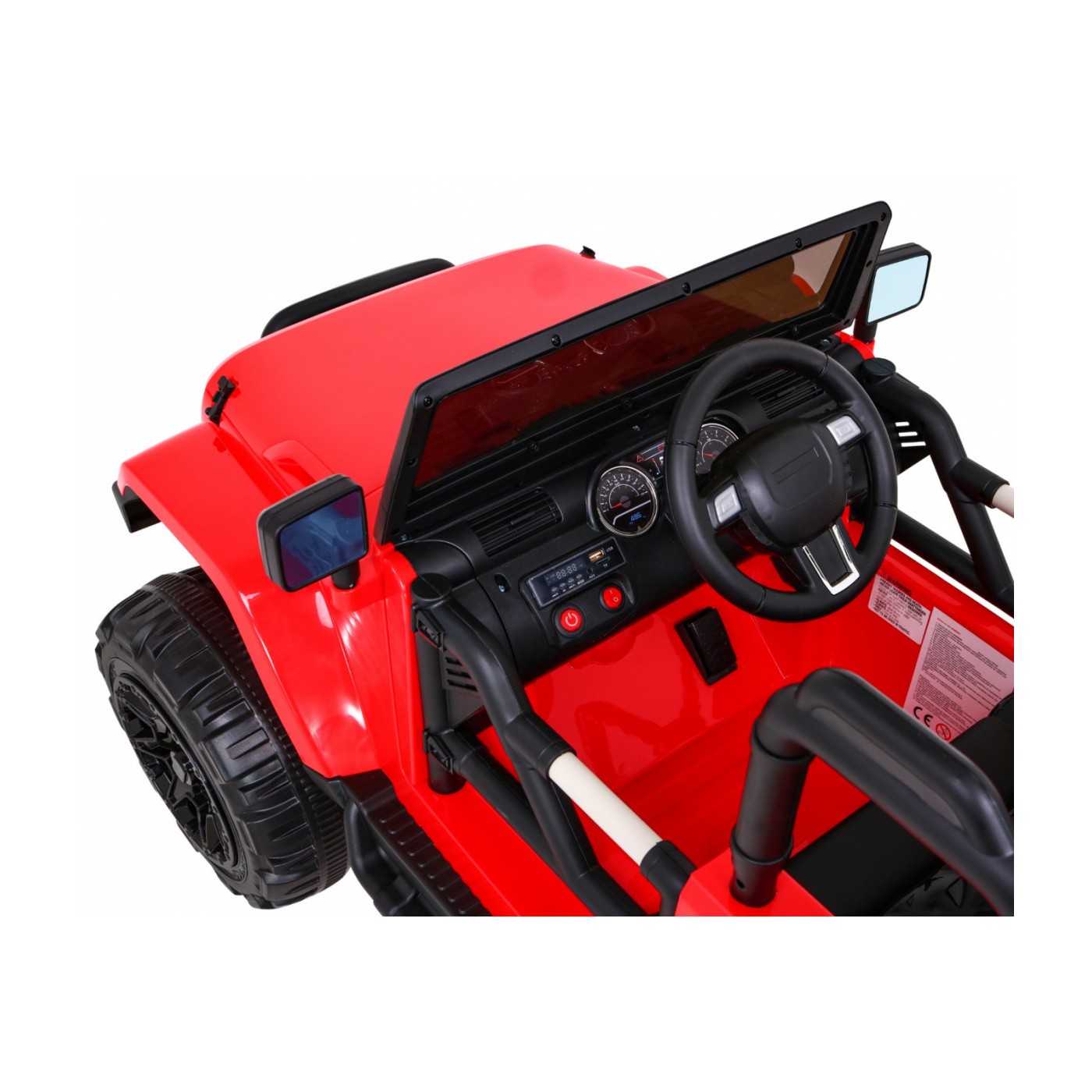 All Terrain Dobíjecí auto pro děti Červený Jeep Terénní auto Dálkové světlo Buggy