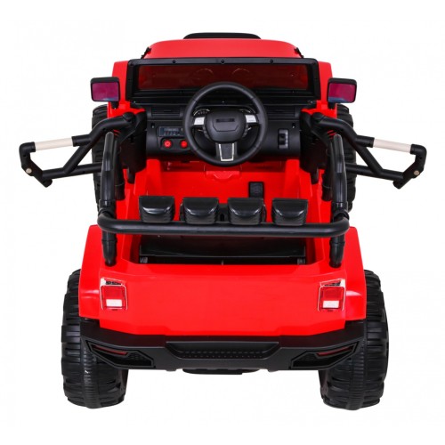 All Terrain Dobíjecí auto pro děti Červený Jeep Terénní auto Dálkové světlo Buggy