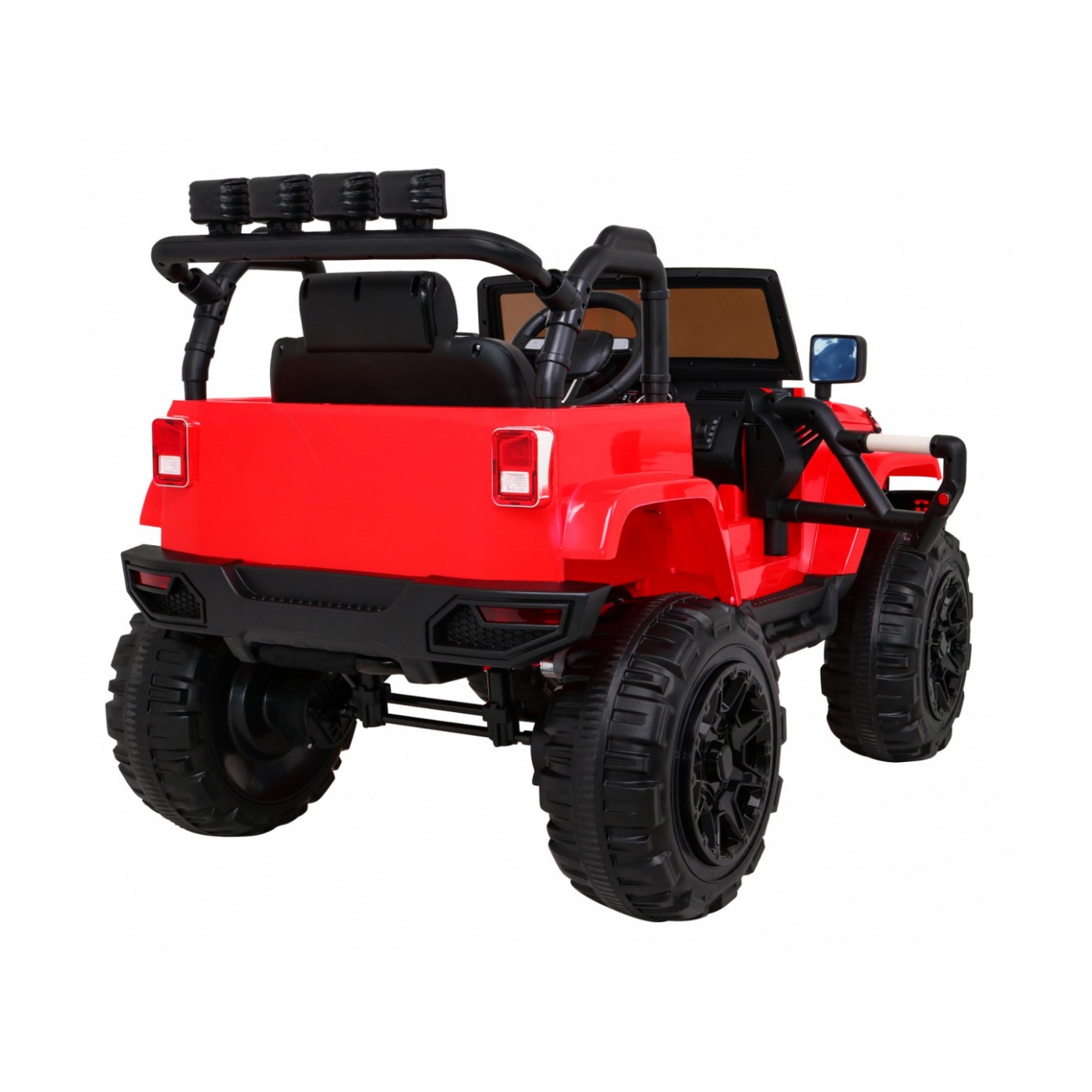 All Terrain Dobíjecí auto pro děti Červený Jeep Terénní auto Dálkové světlo Buggy