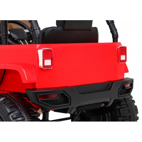 All Terrain Dobíjecí auto pro děti Červený Jeep Terénní auto Dálkové světlo Buggy