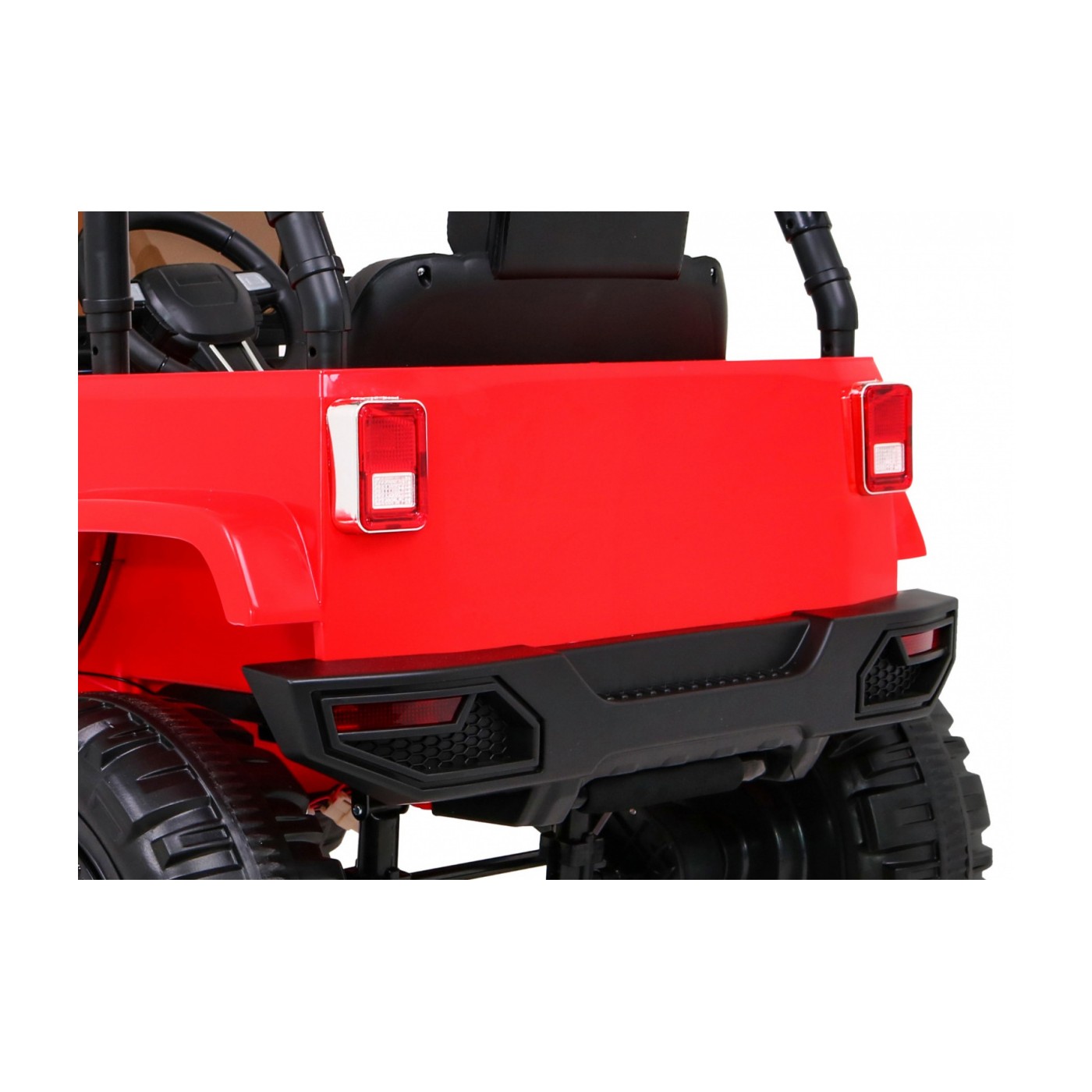 All Terrain Dobíjecí auto pro děti Červený Jeep Terénní auto Dálkové světlo Buggy