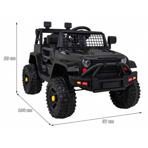 Jeep tmavé noční vozidlo černé