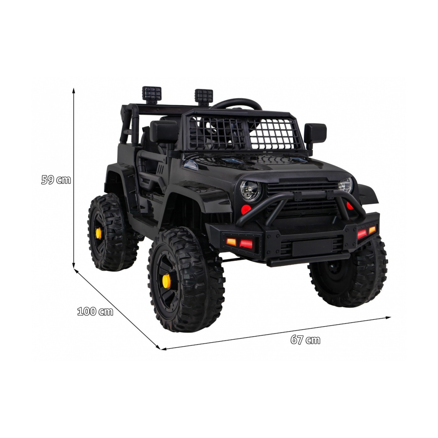 Jeep tmavé noční vozidlo černé