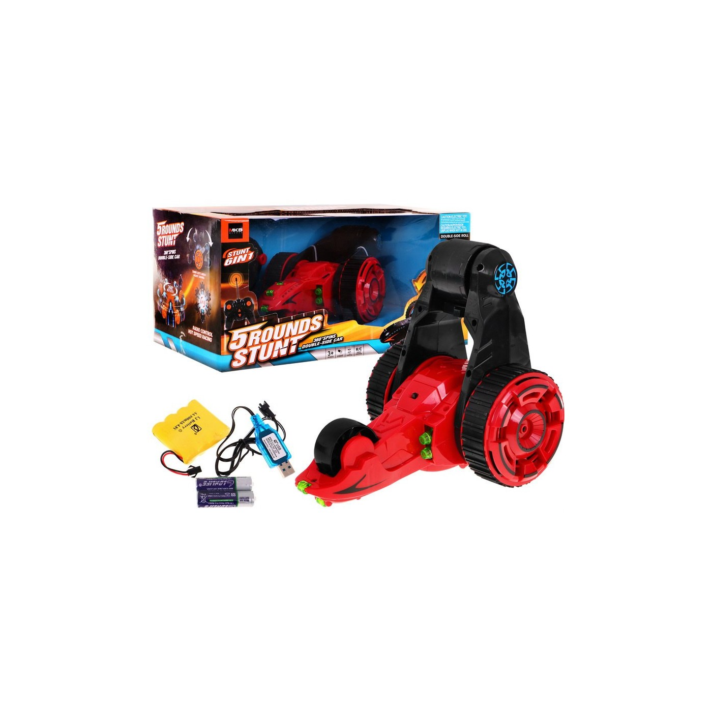 Auto R/C STUNT 5 IN 1 oboustranný
