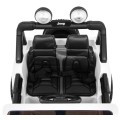 Jeep Wrangler Rubicon dětská baterie bílá dálkové rádio MP3 LED kola EVA