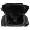 Jeep Wrangler Rubicon dětská baterie černá + dálkové ovládání + rádio MP3 LED + kola EVA
