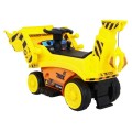 Bateriové rypadlo pro dětský traktor žlutý + Pohyblivá Lyska + Audio LED