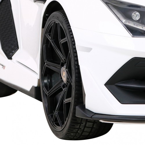 Lamborghini SVJ DRIFT pro 2 děti bílá + funkce Drift + dálkové ovládání + MP3 LED + pomalý start