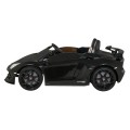 Lamborghini SVJ DRIFT pro 2 děti černá + funkce Drift + dálkové ovládání + MP3 LED + pomalý start