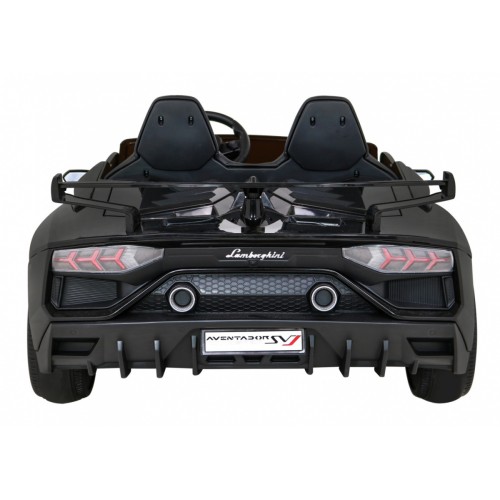 Lamborghini SVJ DRIFT pro 2 děti černá + funkce Drift + dálkové ovládání + MP3 LED + pomalý start