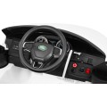 Land Rover Discovery Kids bílá + dálkové ovládání + 5bodové pásy + nastavení sedadla + EVA + MP3 LED