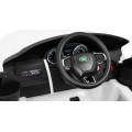 Land Rover Discovery Kids bílá + dálkové ovládání + 5bodové pásy + nastavení sedadla + EVA + MP3 LED