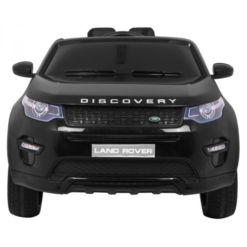 Land Rover Discovery Kids černá + dálkové ovládání + 5bodové pásy + nastavení sedadla + EVA + MP3 LED