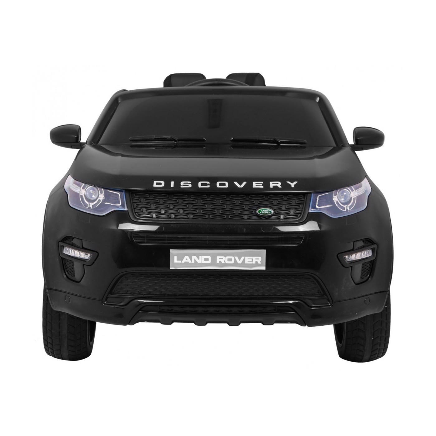Land Rover Discovery Kids černá + dálkové ovládání + 5bodové pásy + nastavení sedadla + EVA + MP3 LED