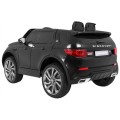 Land Rover Discovery Kids černá + dálkové ovládání + 5bodové pásy + nastavení sedadla + EVA + MP3 LED