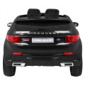 Land Rover Discovery Kids černá + dálkové ovládání + 5bodové pásy + nastavení sedadla + EVA + MP3 LED
