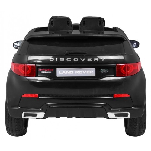 Land Rover Discovery Kids černá + dálkové ovládání + 5bodové pásy + nastavení sedadla + EVA + MP3 LED