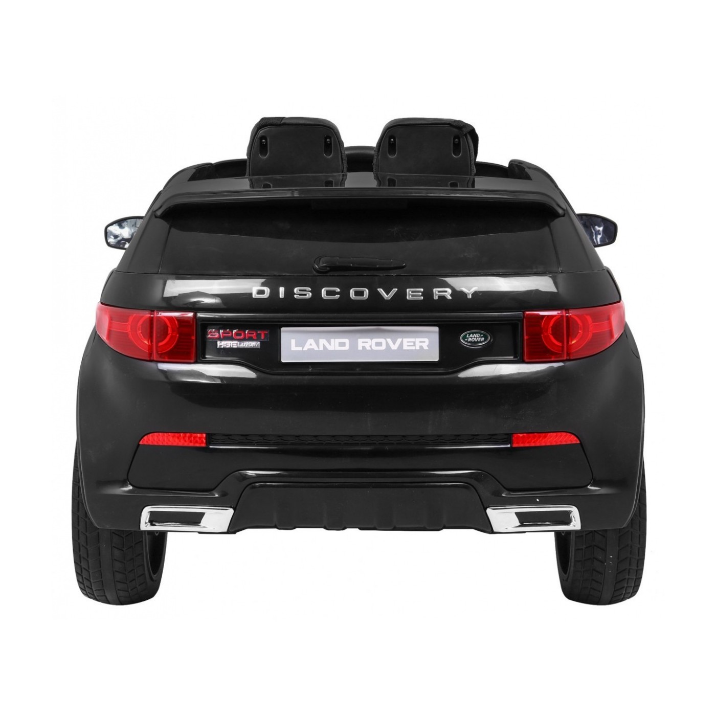 Land Rover Discovery Kids černá + dálkové ovládání + 5bodové pásy + nastavení sedadla + EVA + MP3 LED