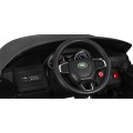 Land Rover Discovery Kids černá + dálkové ovládání + 5bodové pásy + nastavení sedadla + EVA + MP3 LED