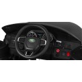 Land Rover Discovery Kids černá + dálkové ovládání + 5bodové pásy + nastavení sedadla + EVA + MP3 LED