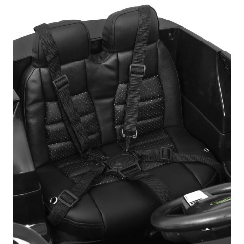 Land Rover Discovery Kids černá + dálkové ovládání + 5bodové pásy + nastavení sedadla + EVA + MP3 LED