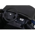 Dětské elektrické auto Land Rover Discovery černé + dálkové ovládání EVA kola pomalý start MP3 rádio