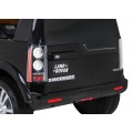 Dětské elektrické auto Land Rover Discovery černé + dálkové ovládání EVA kola pomalý start MP3 rádio