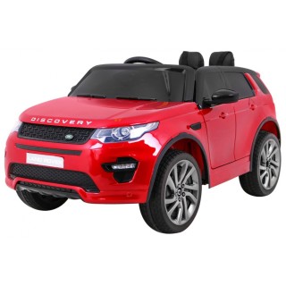 Land Rover Discovery vozidlo lakované červeně