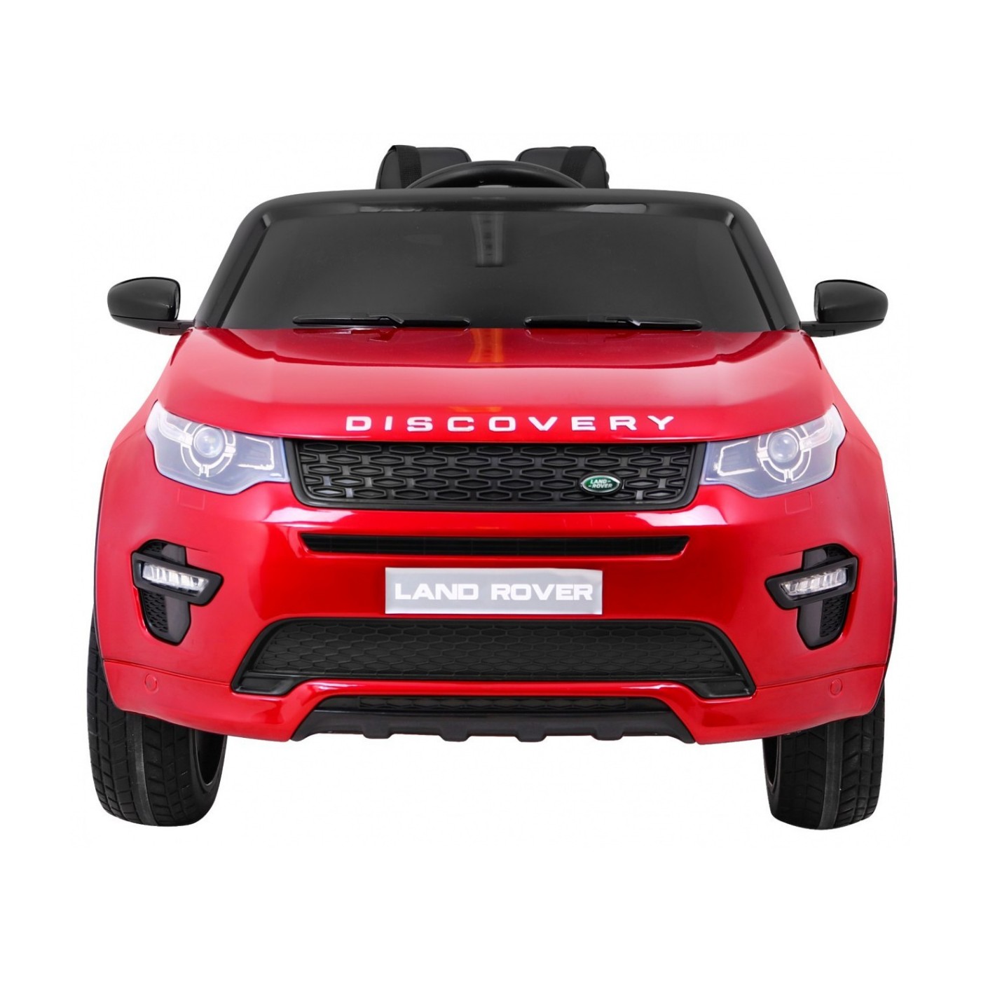 Land Rover Discovery vozidlo lakované červeně