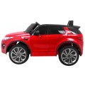 Land Rover Discovery vozidlo lakované červeně