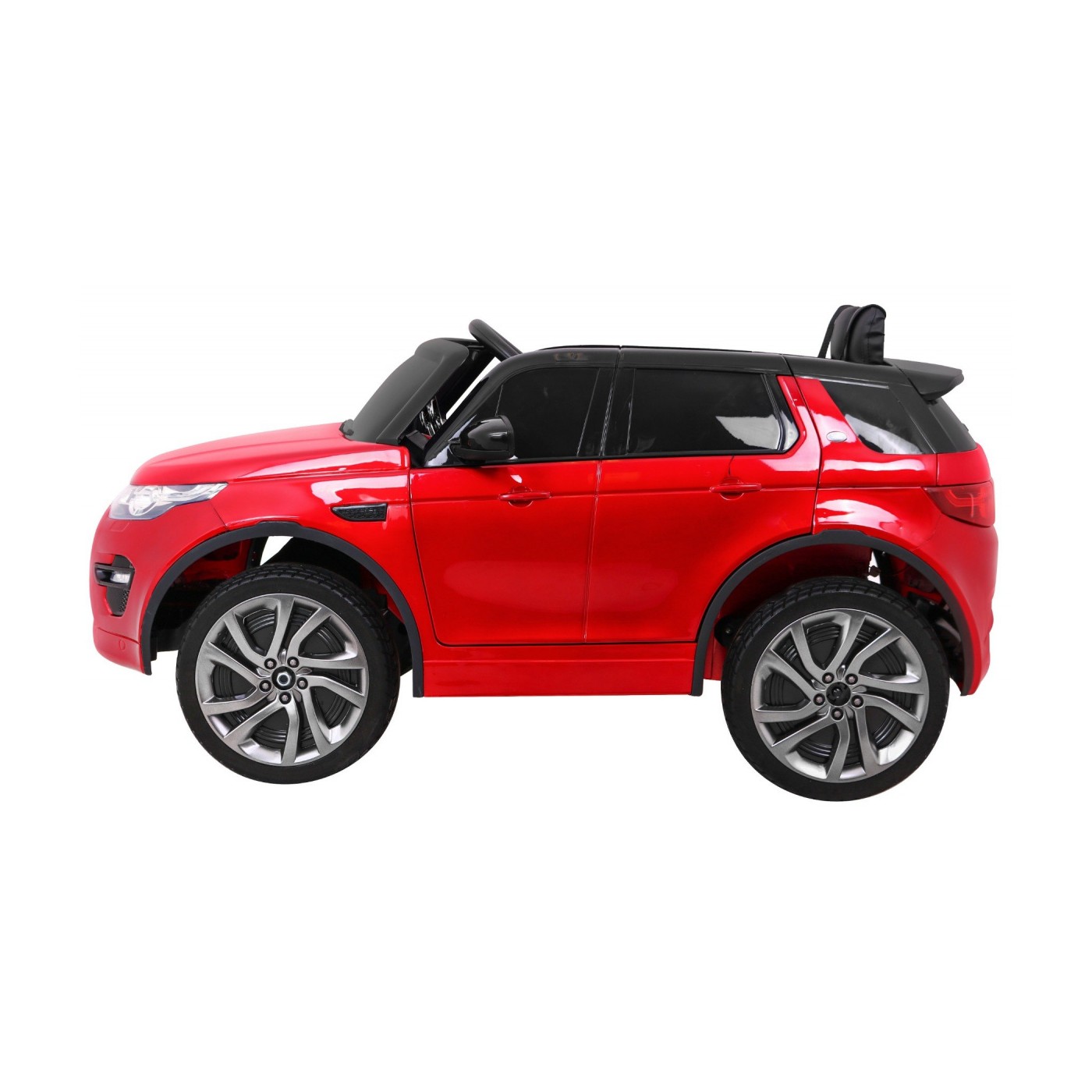 Land Rover Discovery vozidlo lakované červeně