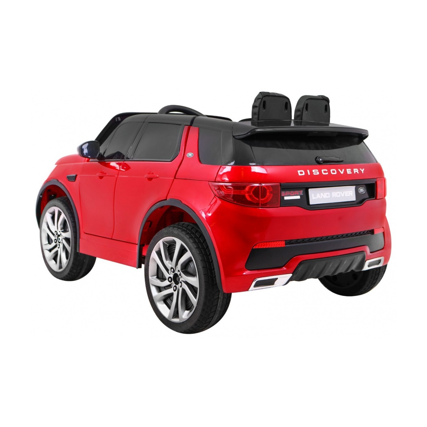 Land Rover Discovery vozidlo lakované červeně