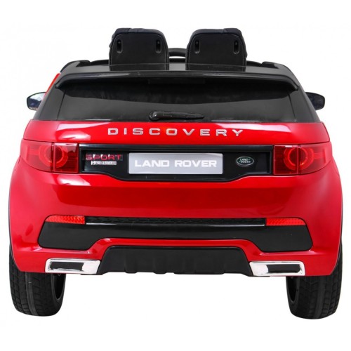 Land Rover Discovery vozidlo lakované červeně