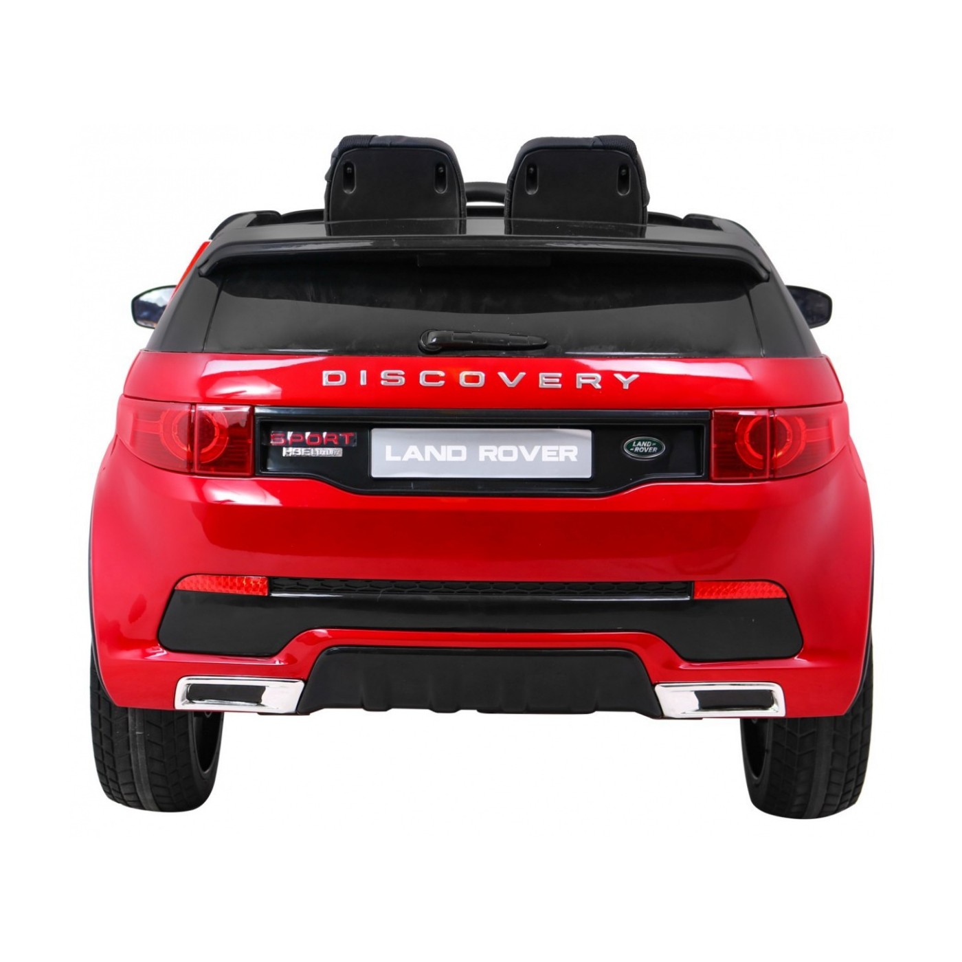 Land Rover Discovery vozidlo lakované červeně