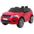 Land Rover Discovery vozidlo lakované červeně