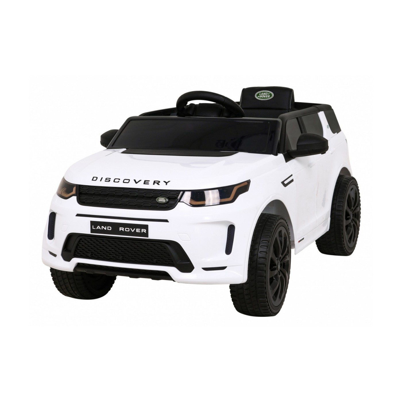 Dětské bílé dálkové ovládání Land Rover Discovery Sport Slow Start Cradle Function MP3 LED