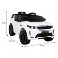 Dětské bílé dálkové ovládání Land Rover Discovery Sport Slow Start Cradle Function MP3 LED