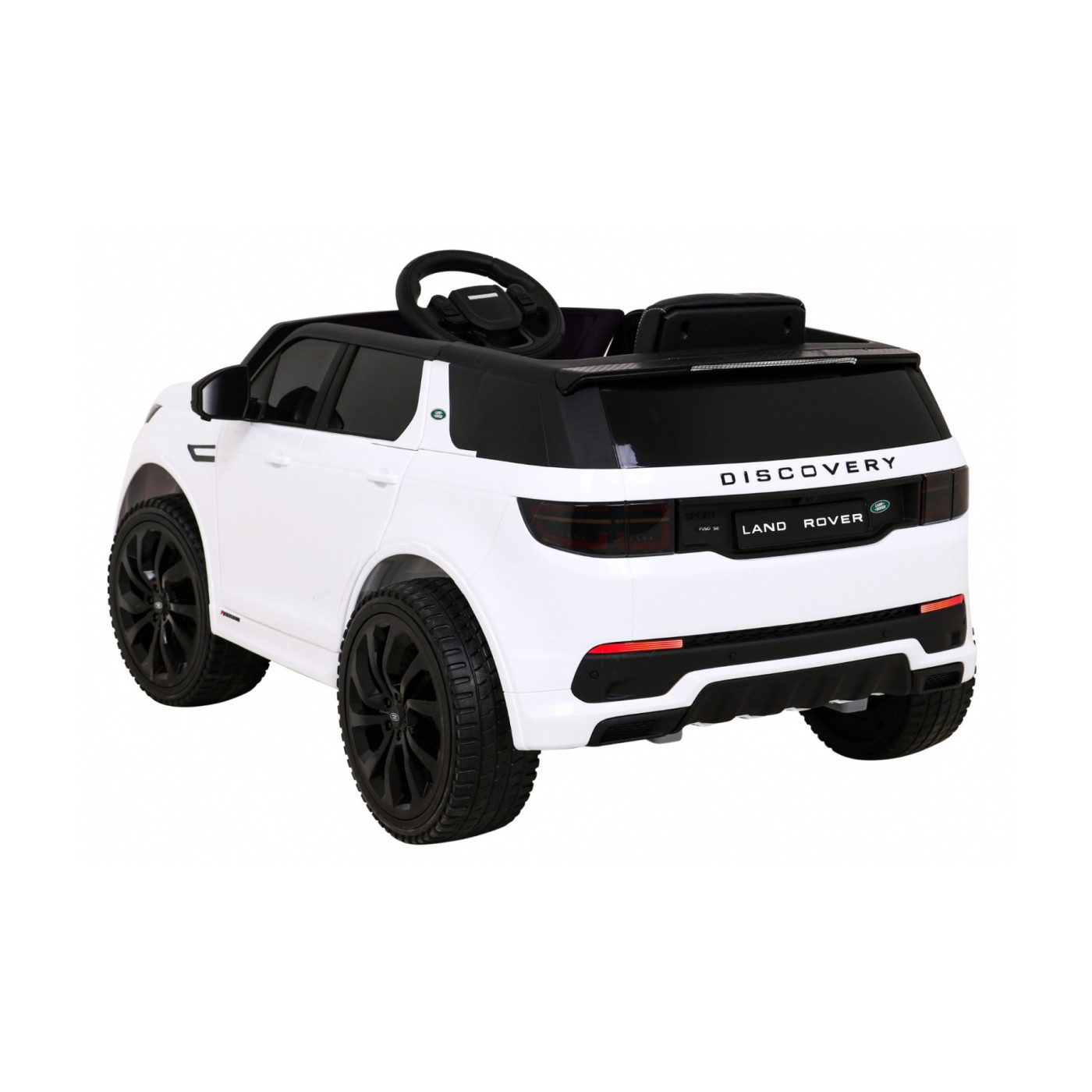 Dětské bílé dálkové ovládání Land Rover Discovery Sport Slow Start Cradle Function MP3 LED
