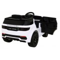 Dětské bílé dálkové ovládání Land Rover Discovery Sport Slow Start Cradle Function MP3 LED