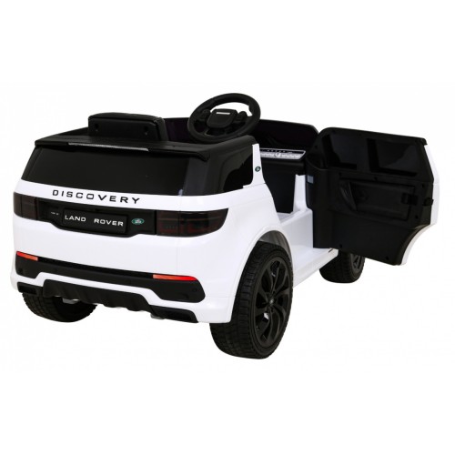 Dětské bílé dálkové ovládání Land Rover Discovery Sport Slow Start Cradle Function MP3 LED